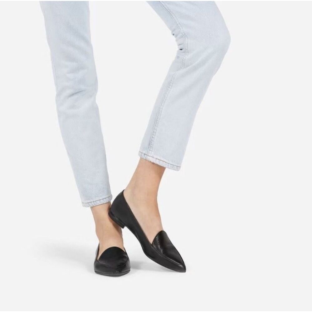 NWOB Everlane Modern Point Flats Leather Loafer 11